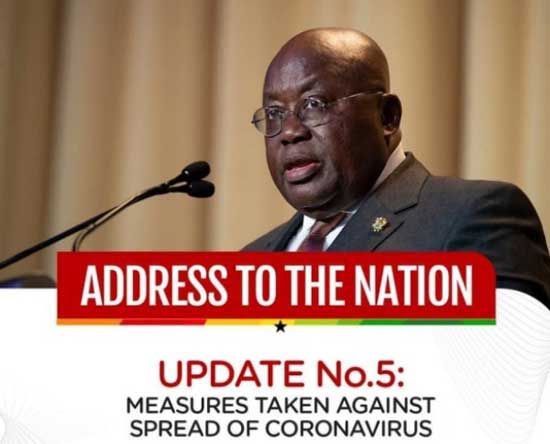 President Akufo-Addo Provides Update On Ghana’s Enhanced Response To COVID-19