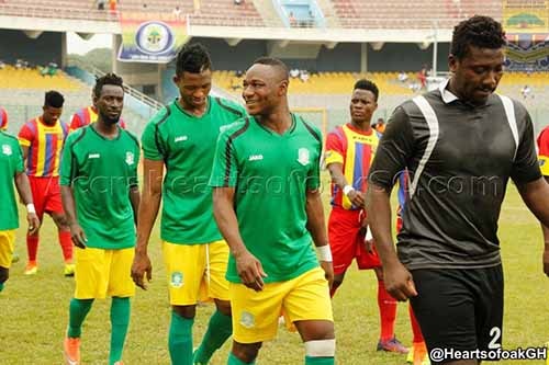 GPL Week 26 Roundup: Gt. Oly hold WAFA, Aduana and Hearts divvy points in six-goal thriller as Elmina Sharks pip Kotoko. Photo credit: @Hearts of Oak