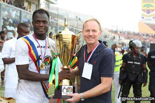 Hearts of Oak Lift Ghana @ 60 Trophy Over Asante Kotoko. Photo credit - @heartsofoakGH