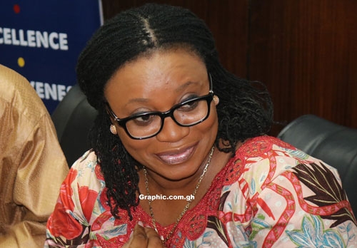 Boss of the Ghana Electoral Commission, Mrs. Charlotte Osei