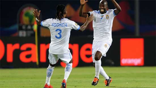 Congolese players on fire against Zimbabwe
