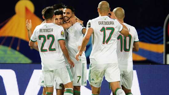 Algeria 3 Guinea 0: Mahrez strikes to seal quarter-final spot