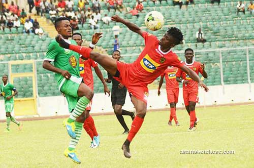 GPL Week 13 Roundup: Dwarfs, Liberty stun opponents, Kotoko shutout Elmina Sharks, Dreams FC, and Karela FC all win. Image courtesy of @asantekotokosc