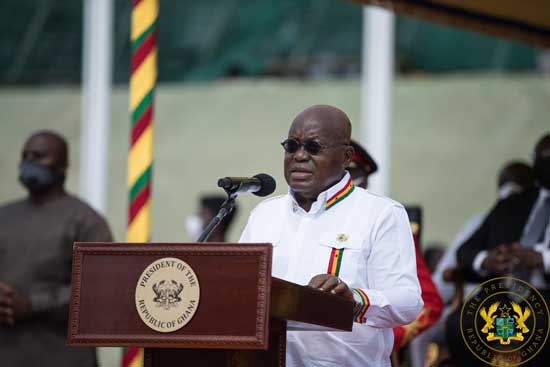  Address By The President Of The Republic, Nana Addo Dankwa Akufo-Addo, At The 64th Independence Day Celebration, Held Virtually, On Saturday, 6th March, 2021.